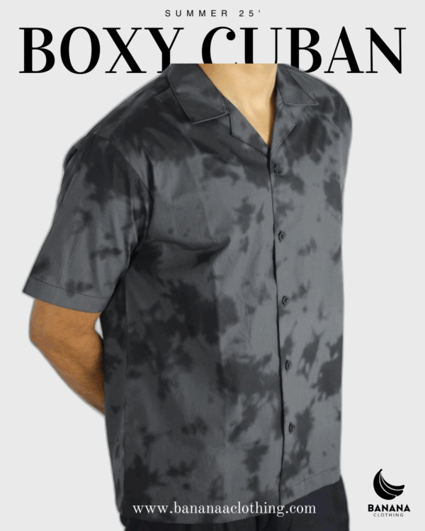 "Black-Batik" Boxy Cuban.