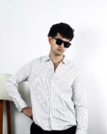 “OLD SCHOOL” Stripe Daddy Shirt - Image 2