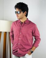 OLD SCHOOL” MAROON Gingham