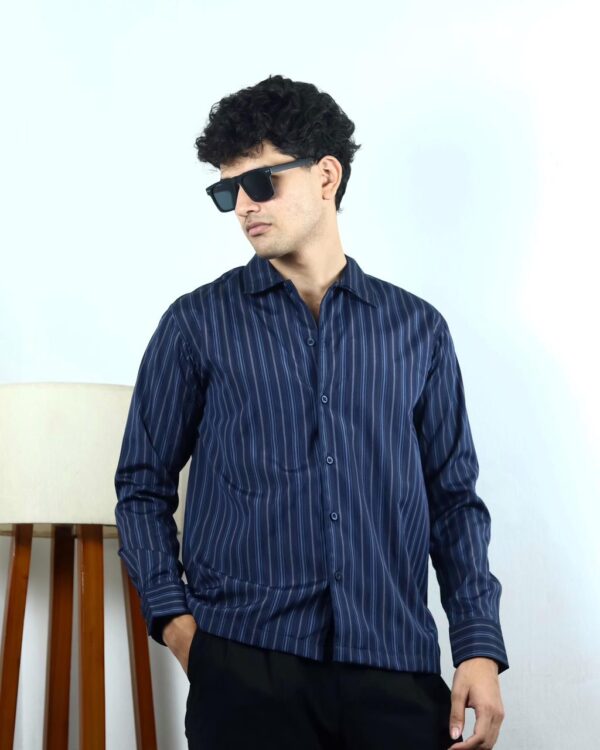 “OLD SCHOOL” Blue Gingham Shirt