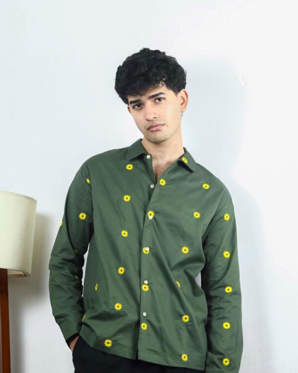 “OLD SCHOOL” SUNFLOWER GREEN