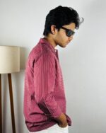 OLD SCHOOL” MAROON Gingham - Image 4