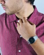 OLD SCHOOL” MAROON Gingham - Image 2