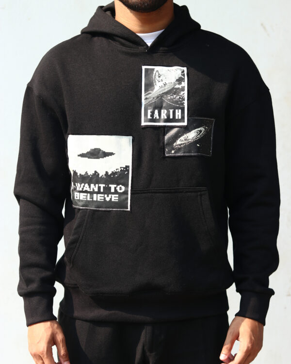 UNIVERSE -PATCHWORK BLACK